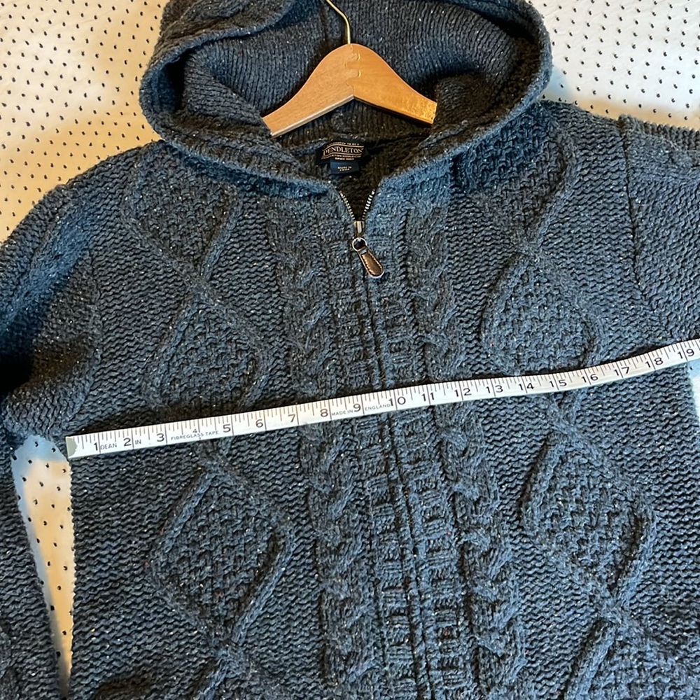 Pendleton Aran Cable Sweater Jacket - image 8